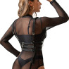 Subblime - Harnais Corset Avec Chaîne Détail Taille Unique